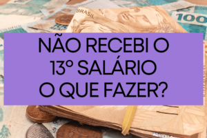 Não recebi o 13º salário o que fazer