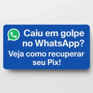 mandei pix errado golpe whatsapp