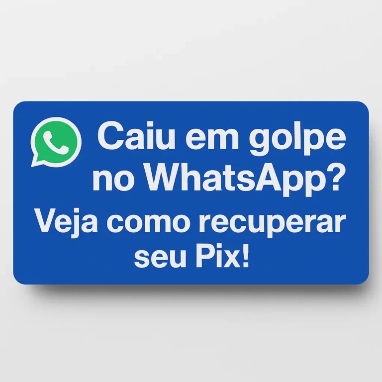 mandei pix errado golpe whatsapp
